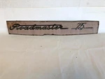 Junkyard Art, 1957 Buick Roadmaster 75 Emblem Display, Oem Gm. Fixed Price $60.00.