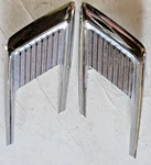1963 Dodge Polara Sail Panel Chrome Molding Trim Emblem, Lh & Rh 2423529 Mopar. Fixed Price $149.00.