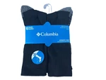 Columbia Men's Athletic Crew Socks Black Sz Large 6-12 (6 Pairs) Super Soft. Fixed Price $24.99.