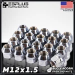 20 Chrome 12X1.5 Open End Lug Nut Fit Chevy Corvette Cruze Impala Malibu Track. Fixed Price $16.49.