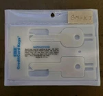 Cole Credit Card Keys B46J/B47K Gm 1970 74 78 82 Wallet Emergency Plastic. Fixed Price $9.99.