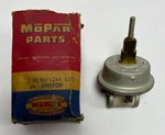 New Old Stock Heater Blower Switch For 1949-50 Models Mopar #1244602. Fixed Price $115.00.