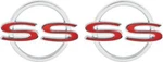 1964 Impala Ss Quarter Panel Emblems Pair. Fixed Price $52.66.