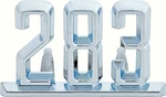 1965-67; Impala Camaro Chevy Ii Nova Chevelle; 283 Front Fender Emblem; Gm. Fixed Price $21.99.
