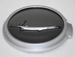 New 1969 Barracuda Steering Wheel Center Cap Emblem. Fixed Price $65.99.