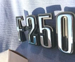 Nos Ford Truck D4TZ 16720 73-76 F250 Front Fender Emblem Lh Rh Name Plate. Fixed Price $50.00.