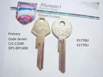 Set Of Key Blanks For Chrysler - Plymouth Dodge 1968 1985 (P1770U/S1770U). Fixed Price $7.95.