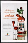 1965 Cheeristock Dalmatian Cherry Liqueur Bottle Glass Photo Vintage Print Ad. Fixed Price $9.99.