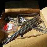 71 72 73 74 75 76 Chevy Ford Dodge Truck West Coast Jr Exterior Bracket Set. Fixed Price $275.00.
