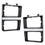 Headlight Bezel Set For Gmc C2500 Suburban 83-84 Lh Right Quad Rectangular. Fixed Price $56.80.