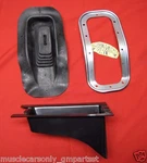 68-72 Chevelle Camino 4 Speed Stick Console Shifter Boot-retainer-tunnel. Fixed Price $149.95.