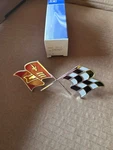 Nos 1958 - 1962 Corvette Cross Flags Side Emblem Oem Gm 3767507 1959 1960 1961. Fixed Price $40.00.