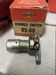 New Standard DS-69 Headlight Dimmer Switch For 1961-1962 Gmc Truck Usa Made. Fixed Price $24.00.