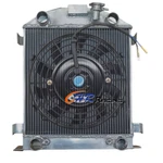 3 Row Aluminum Radiator+fan 1928 1929 Ford Model W/flathead V8 Engine. Fixed Price $210.00.