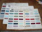 1960 1961 1962 Chrysler Dodge Plymouth R-m Color Chip Paint Samples 29-018. Fixed Price $24.96.
