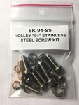 20 Piece Holley Carburetor Model 94 2100 2110 AA-1 Stainless Steel Screw Kit. Fixed Price $9.95.
