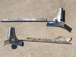 1964-1965-1966 Pair Chrysler Imperial Sun Visor Brackets 1839896 1839897 Mopar. Fixed Price $39.95.
