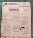 1970 1979 Motorola Service Manuals Tp Series Radio 8-TRACK Cassette Amplifier. Fixed Price $9.99.