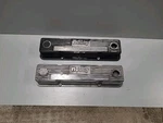 Chevy 327 350 Sbc Holley Aluminum Finned Valve Covers 140R 50B. Fixed Price $99.00.