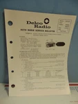 1963 Buick Delco Model 980626 + 980635 Radio Service Bulletin Manual. Fixed Price $10.00.