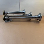 Vintage Sparton Chime 3 Trumpet Air Horn Chrome B-1857. Fixed Price $249.99.