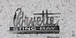 66 67 C2 Corvette Hood/rear Deck "sting Ray" Emblem--gm #3873776--NOS. Fixed Price $199.95.