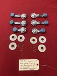 1968-72 Original Gm Blue 6-PIECE Vent & Window Crank Set-up. Fixed Price $165.00.