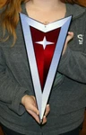 Pontiac Arrow Emblem Flat Steel Sign. Fixed Price $39.95.