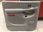 03-07 Silverado Sierra Used Lh Left Rear Power Door Trim Panel "922". Fixed Price $239.24.
