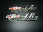 Pair 1960-62 Chevy Truck Parts 10 Emblems Badges Trim Original Oem 3796926. Fixed Price $54.99.