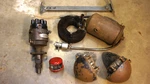 Various 1941 Buick Parts; Ignition, Horns, Engine, Heater, Trunk. Fixed Price $35.00.