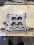 65 66 67 68 Ford Fe 4BBL Carburetor Base Spacer Plate C5AE-9A589-A 352 390 428. Fixed Price $80.00.