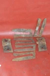 Vtg 1954-56 Buick Super 88 Roadmaster Body Bumper Mount Bracket Brace Shims. Fixed Price $125.00.