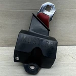 87-89 Ford Fox Body Mustang Rear Seat Belt Retractor Red Rh Passenger Side. Fixed Price $44.99.