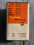Nos Unopened Box D618 1119003 Voltage Regulator Gm, Chevy, Corvette, Pontiac. Fixed Price $95.00.
