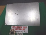 Dash Master Data Plate M-series Fits Jeep Willys M38A1 M170 (P80). Fixed Price $25.00.
