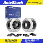 Front Rear Drilled Slotted Brake Rotor Pad For Chevy Silverado 1500 01-05. Fixed Price $213.61.