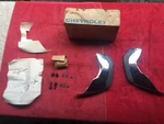 1972 Chevy Impala Caprice Belair Biscayne Nos Rear Bumper Guards 994257 Pair. Fixed Price $399.99.