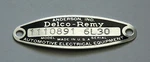 1956 Corvette & Chevy 1110879 Dated Delco Remy Distributor Tag-any Need. Fixed Price $28.50.