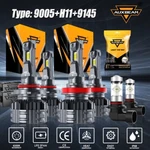 Auxbeam 9005+H11+9145 H10 Led Headlight Fog Bulbs White Ford F-150 2015-2023. Fixed Price $271.98.