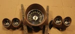 59 60 Chevy Car Impala Dash Cluster Bezels Pod Housing Speedometer Gauges Set. Fixed Price $250.00.