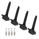 Ignition Coil & Spark Plugs For Chrysler 200 Dodge Dart Jeep Ram 2.4L L4 UF751. Fixed Price $45.93.