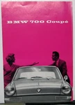 1960 Bmw 700 Coupe Dealer Sales Brochure Folder Features & Specs. Fixed Price $23.19.