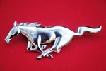 68 Mustang Nos Ford Grill Center Horse C8ZZ 8A224 Shelf Wear To Chrome. Fixed Price $39.00.