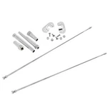 Stainless Radiator Support Rod Kit With Brackets, Fits Ford 1932-36. Fixed Price $89.99.