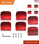 Durable Bolt-on Jack Point Set Red For 6TH Gen Camaro 16-18 4-PIECE Kit. Fixed Price $47.30.