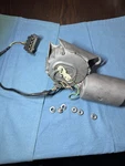 1967 Mopar B-body 3-SPEED Wiper Motor 2889982 73691 Dated 3527 Damaged.. Fixed Price $110.00.