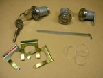 1955 1957 Pontiac Exc Ht & Conv Door Trunk Lock Set With Flat Pawl, CDTFP55. Fixed Price $50.00.
