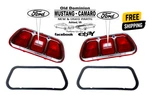 1971-1973 Mustang Tail Light Lens With Gasket Pair. Fixed Price $244.95.