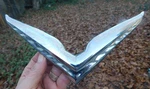 1953 1954 Chrysler New Yorker Hood Emblem Badge Ornament Original 1434608. Fixed Price $89.99.